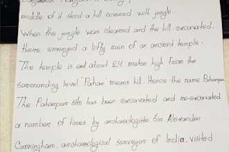 write anything with my  beautiful handwriting
