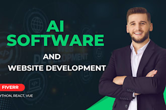 build ai web app, ai mobile app, ai saas app as full stack developer