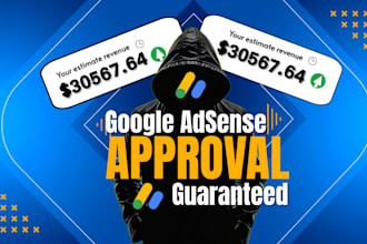design and write article for your website to get adsense approval
