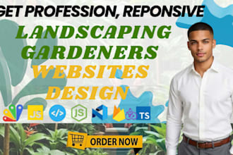 create modern gardening and landscaping websites that attract clients