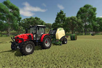 create custom farming simulator maps and tractor for farming