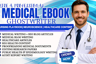 do medical writing, healthcare research, nursing playbook, medical presentation