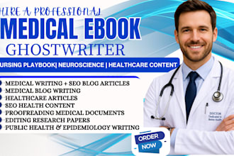 do medical writing, healthcare research, nursing playbook, medical presentation