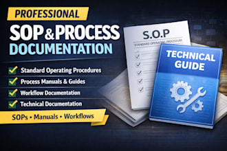 create professional sops, user manuals, and workflow guides