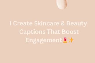 write skincare captions that sell