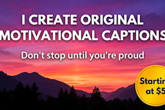 engaging motivational social media captions and short texts