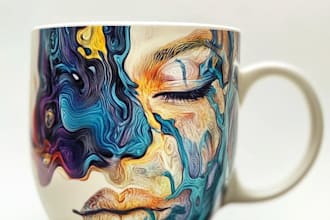 design a mug design or coffee cup design