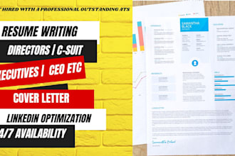 write and upgrade your resume, cv, cover letter, linkedin