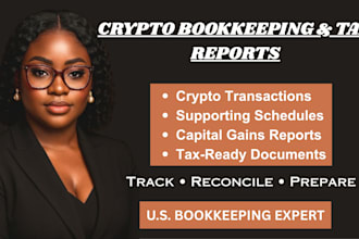 do schedule ready report, supporting schedules and cryptocurrency bookkeeping