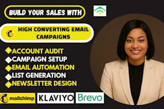 design professional mailchimp email template newsletter