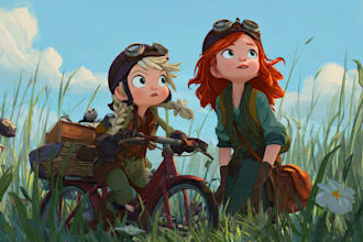 draw cartoon characters for you