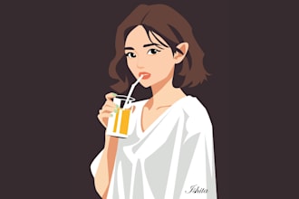 convert your sketch to clean professional vector art