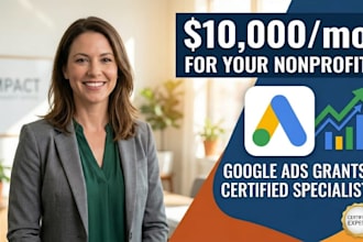 setup and manage google ad grant PPC campaigns for your nonprofit