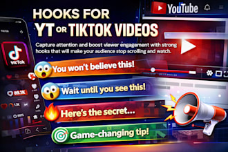write viral tiktok hooks that boost views fast