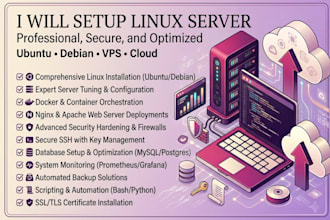 deploy vps server on digitalocean, AWS, google cloud, azure, linode and configs
