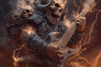 design dark art album covers and metal band artwork