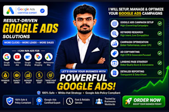 setup google ads lead generation campaigns for local businesses owner