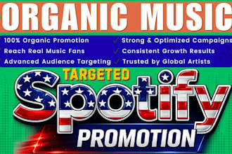 do spotify music promotion in targeted for real audience