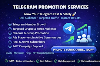 do telegram channel promotion organic telegram subscribers increase group member