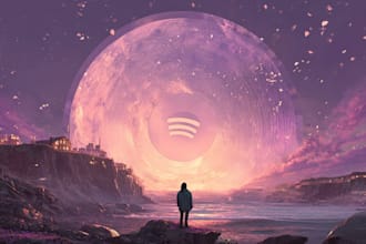 design a unique album cover and cd cover art for spotify and music platforms