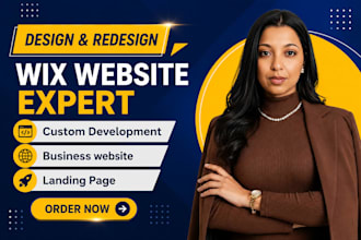 do wix website design, wix website redesign wix website development online store