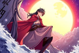create manga, comic and anime artwork