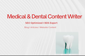 be your healthcare content writer