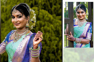 do professional wedding photo editing and luxury album design