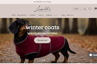 design pet clothing shopify store dog apparel website dog clothes pet toys store