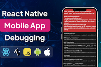 fix bugs in your react native mobile app