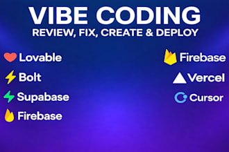 build fix vibe coded app website