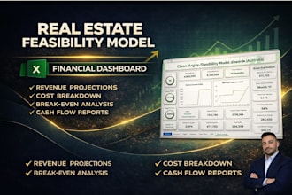 build a real estate feasibility model with cash flow and ROI