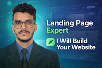 build a modern and responsive landing page using html, css