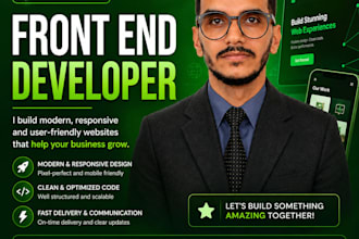 build a modern and responsive landing page