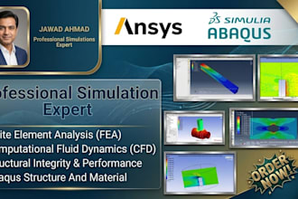 do cfd,fea ,structural,thermal analysis using ansys,comsol and abaqus
