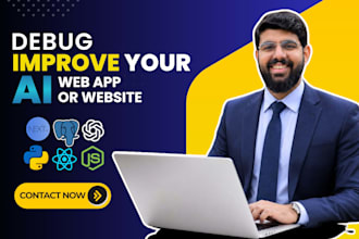 debug improve your ai web app or website as software developer