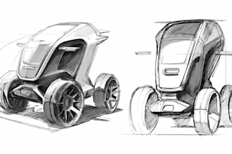sketch your ideas or concepts into a product sketch
