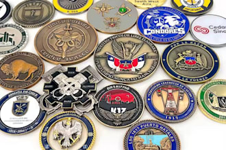 do cryptocurrency challenge coin, 3d printable, military sculpting, crest token