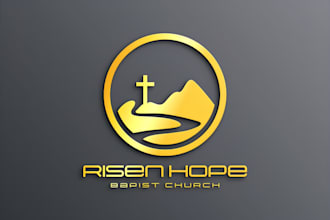 do modern professional business, religious, church or ministry logo design