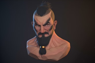 do stylized 3d models of your characters