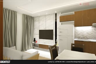 produce 3d interior rendering for residential units