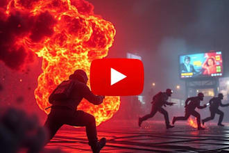 design a mind blowing gaming youtube thumbnail for you