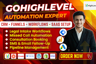 build gohighlevel funnel, ghl automation, ghl workflow and landing page