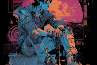 design epic horror, biker, and cyberpunk tshirt artwork