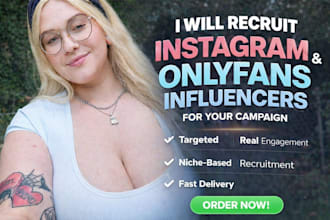 recruit instagram onlyfans influencers for products campaign