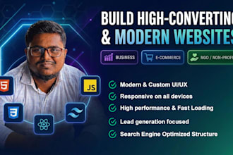 build business e commerce and ngo websites with tailwind CSS