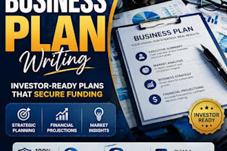 write a professional business plan, investor proposal, and financial projections