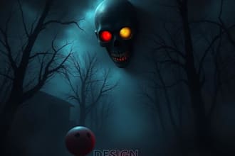 design horror, creepy and scary thumbnails for youtube