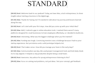 accurate audio and video transcription fast