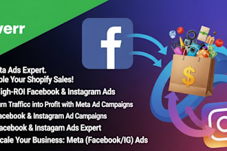 be your shopify meta ads expert for facebook and instagram ads campaigns